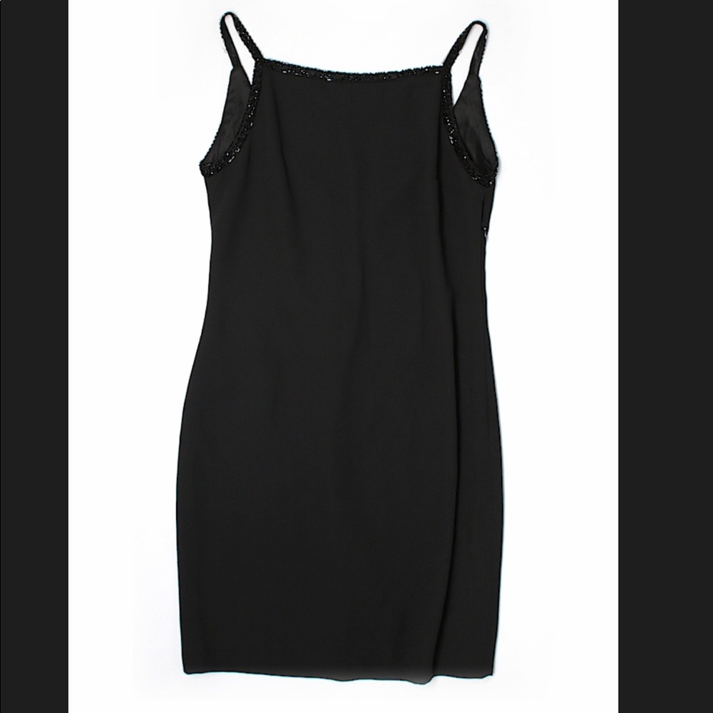 Laundry by Shelli Segal black beaded dress